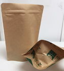 De composteerbare Tribune op Zak die de Verpakkende Zakken van Kraftpapier verpakken droogt Vruchten Zak