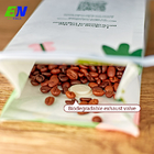 Zak van de de Hoekplaatkoffie van 250g 500g 1kg de Zij met Klep Biologisch afbreekbare Tribune op Koffiezak