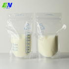 Plastic Bestand Moedermelkzak Op hoge temperatuur met normale ritssluiting voor vloeibare melk het vullen