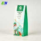 De aangepaste Plastic Koffie Bean Flat Bottom Bag With Poacket van het Geurbewijs voor Visitekaartje