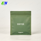 250g de Ritssluiting en de Zak van Matte Plastic Smell Proof Coffee Bean Flat Bottom Bag With voor Visitekaartje
